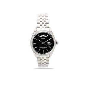 Timex Classic Black Dial Silver Watch